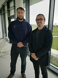 Josef Roberts (left) and Simon Parry-Williams (right) of Pai Language Learning