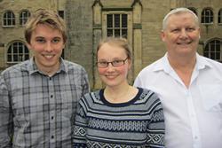 Student Conference Organisers (L-r) Peter Davies Anna Olsson Rost and Martin Hanks.