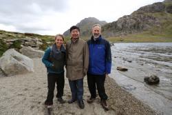 Sophie Willams, Chen Jin and Stephen Blackmore