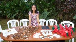 Thuy Dang, one of our MSc Sustainable Tropical Forestry students, at the event at Makerere University in Uganda. August 2015. Thuy recently completed fieldwork in northern Uganda in association with ICRAF and NaFORRI.