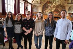 Some of the Bangor University Modern Languages students who participated as mentors in the Scheme.