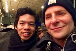 HanJie was also lucky enough to meet  actor and producer, Bradley Cooper.