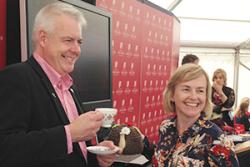 Carwyn Jones with Elen Simpson