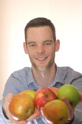 Dan Taylor. a postgraduate students who wil be managing The Ugly Food shop.