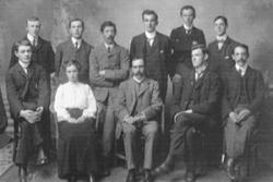 The University's first Forestry class in 1904.