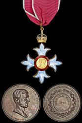 The Medals awarded to Bangor graduate, Harold King, which are to be auctioned.