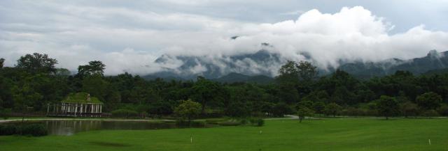 Landscape of  Xishuangbanna Tropical Botanical Garden (XTBG) in Yunnan, China