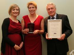 Sarah Pullen, Food Dudes Health; Dr. Barbara Watt, Public Health Consultant, Walsall MDC and Professor Fergus Lowe