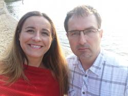 Dr Anna Jarkiewicz and Professor Mariusz Granosik in Bangor