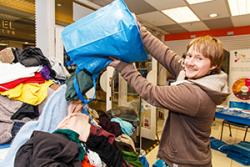 Ove a tonne of clothes was donated to be re-used in the Love your Clothes campaign