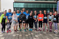 Psychology Staff & Students at the recent Liverpool Rock 'n' Roll Marathon Festival: Image: Dr Fran Garrad Cole