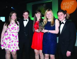 Pictured from left to right are Jane Kelly, Richard Dallinson, Hannah Rettie, Emma Dixon and Joel Ellis