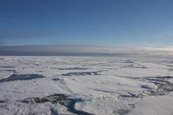 Sea ice photographed by Bangor student, Joshua Griffiths: copyright Joshua Griffiths