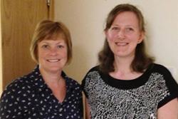 Mary (left) and Sheila received their Awards at a ceremony held at Bournemouth University.