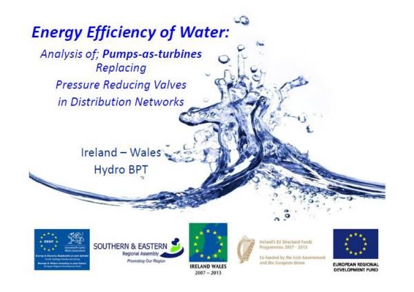 Tracey Lydon's Presentation: Energy Efficiency of Water