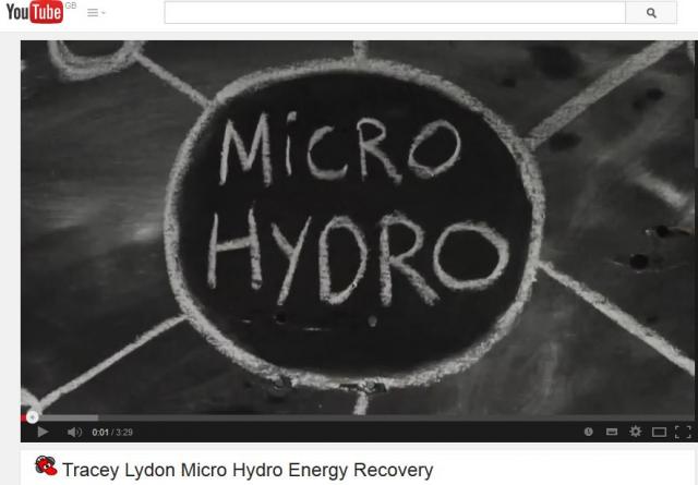 Tracey Lydon: Small Hydro Energy Recovery