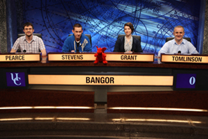 Bangor University's University Challenge Team. 