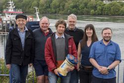 The successful Research team at the School of Ocean Sciences L-R: John Simpson, Brian Scannell, Ben Lincoln, Tom Rippeth, Natasha Lucas and Ben Powell. 