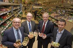 Quentin Clark, Head of Sustainability, Waitrose Derek Davies, Adare Professor John G. Hughes, Vice Chancellor, Bangor University Biocomposites Centre, Bangor University.