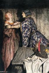 An illustration by renowned early 20th century illustrator Arthur Rackham, 