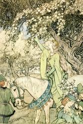 Roedd Arthur Rackham yn ddarluniwr poblogaidd yn ystod blynyddoedd cynnar yr 20ed ganrif.