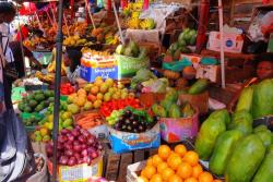 Fresh produce reaching a Ugandan market place