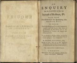 An enquiry into the causes of the late increase of robbers, & c.