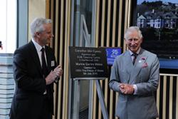 HRH The Prince of Wales officially opening the University’s new Marine Centre Wales. 